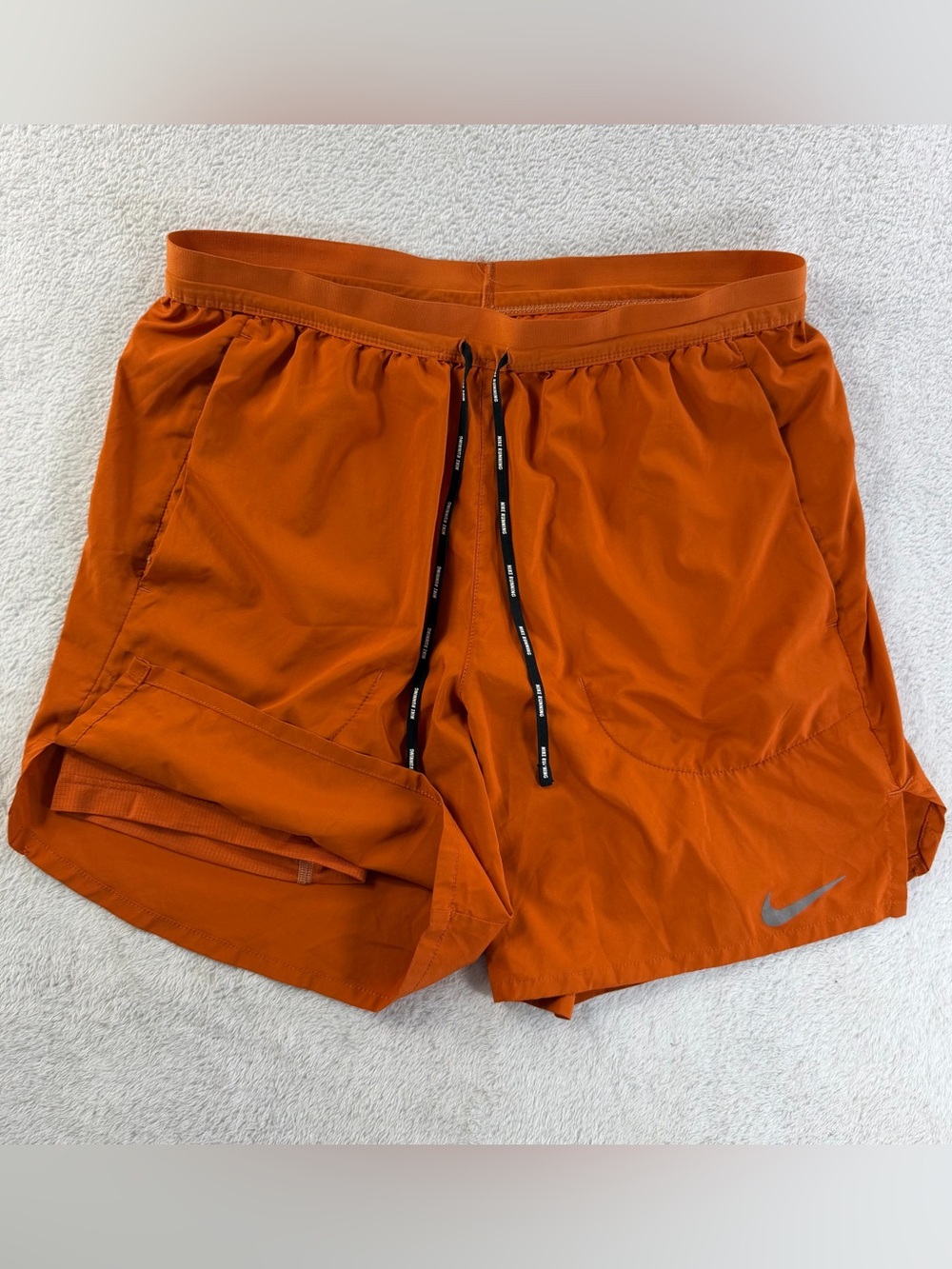 Nike Stride Flex 2-in-1 Dri-FIT Running Shorts Men’s M Burnt Orange